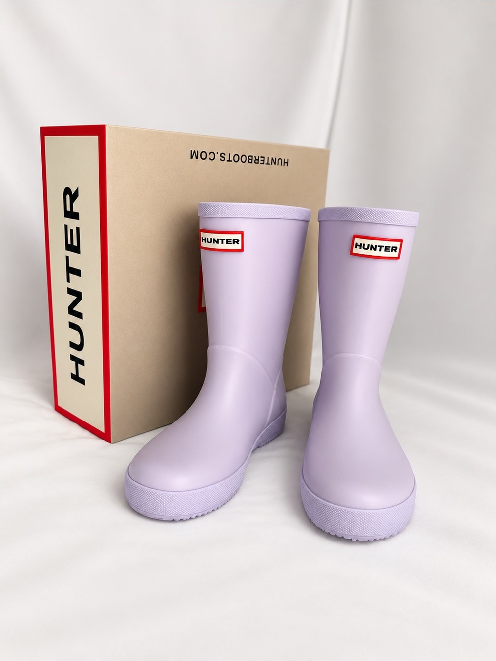 NEW Hunter Kids Lavender Rain Boots Size 13 Lilac